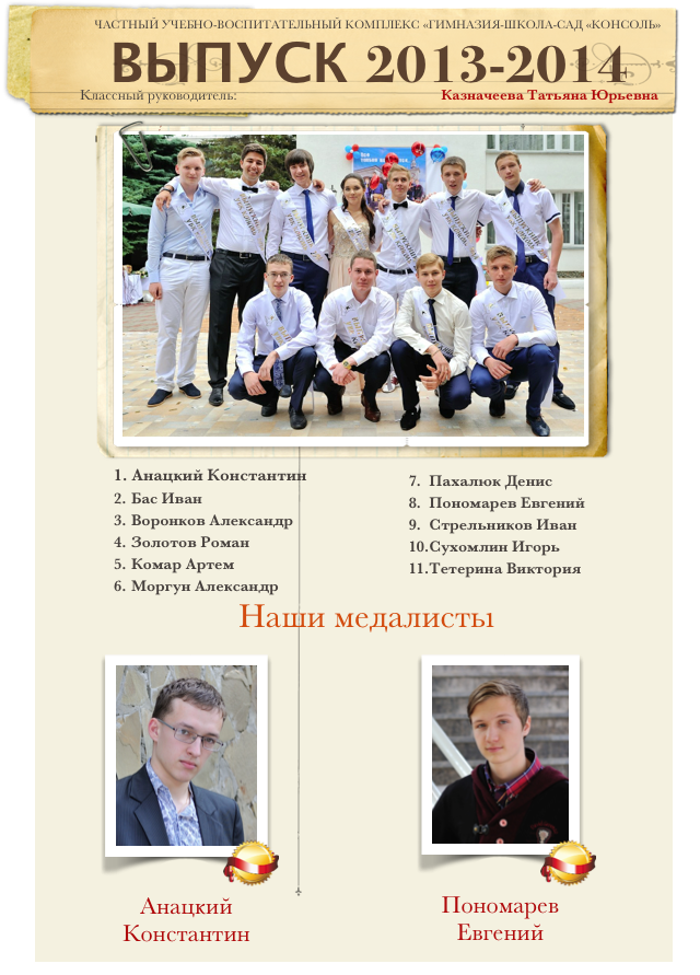 Выпуск 2013-2014
